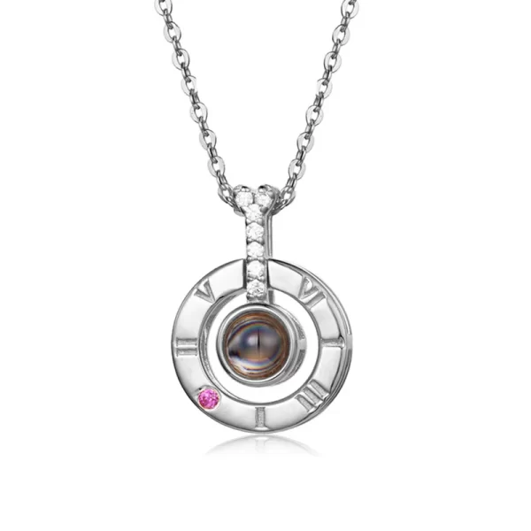 Colar de corrente feminino, SILVERCHAKRA, Eu Te Amo Projeção, Joias para Casal, 100 Idiomas, Melhores Presentes de Confissão. - Image 21