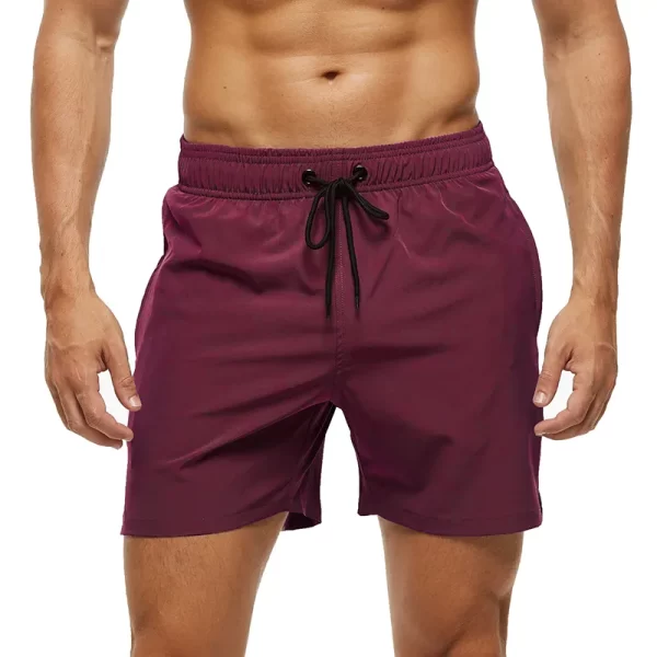Shorts de praia masculino, Escatch Brand Men's Stretch Swim Trunks Quick Dry Beach Shorts With Zipper Pockets and Mesh Lining - Image 24