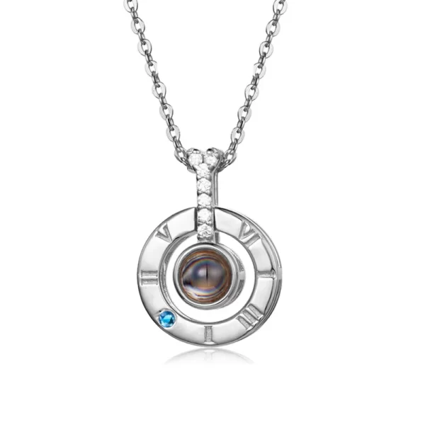 Colar de corrente feminino, SILVERCHAKRA, Eu Te Amo Projeção, Joias para Casal, 100 Idiomas, Melhores Presentes de Confissão. - Image 19