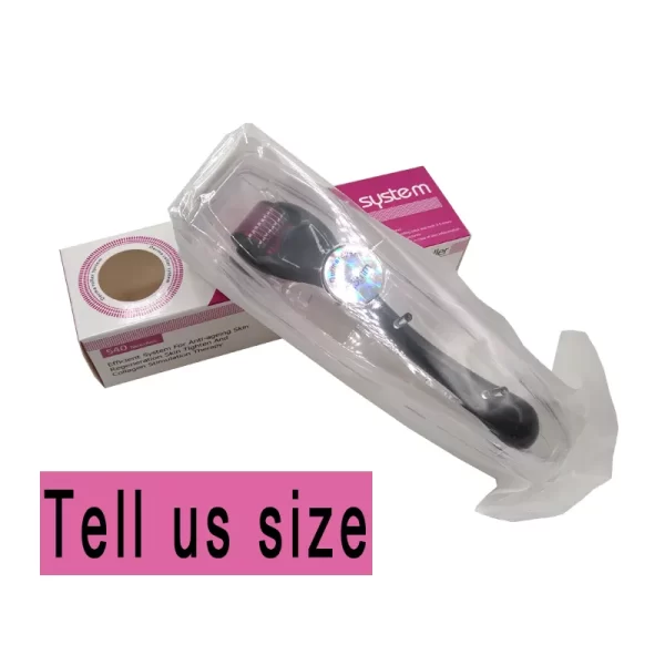 Rolo dermatológico, Mezoroller 540 agulhas, micro agulha para cuidados com a pele, tratamento facial, meso 0,5 0,75 1,0 1,5 2,0 2,5 3,0 - Image 10