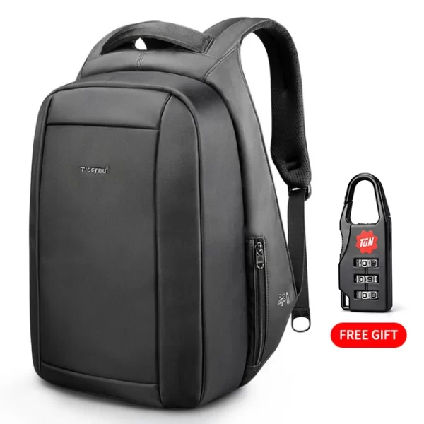 Mochila feminina impermeável, Tigernu, anti-roubo USB, bolsa para laptop, moda viagem e bolsa escolar, 15.6" - Image 8