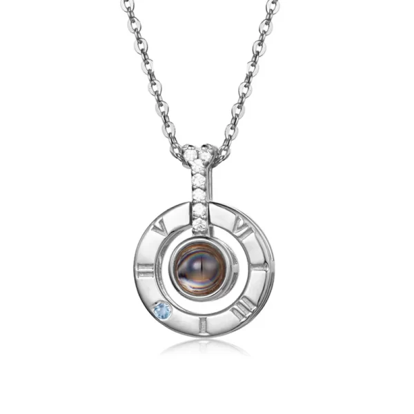 Colar de corrente feminino, SILVERCHAKRA, Eu Te Amo Projeção, Joias para Casal, 100 Idiomas, Melhores Presentes de Confissão. - Image 23