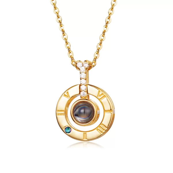 Colar de corrente feminino, SILVERCHAKRA, Eu Te Amo Projeção, Joias para Casal, 100 Idiomas, Melhores Presentes de Confissão. - Image 16