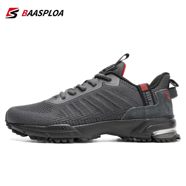 Tênis de corrida masculino, Baasploa, Leves, Malha, Esportes ao Ar Livre, Tênis, Profissional, Designer - Image 8