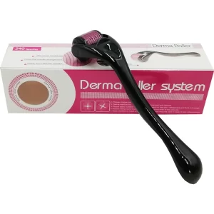 Rolo dermatológico, Mezoroller 540 agulhas, micro agulha para cuidados com a pele, tratamento facial, meso 0,5 0,75 1,0 1,5 2,0 2,5 3,0