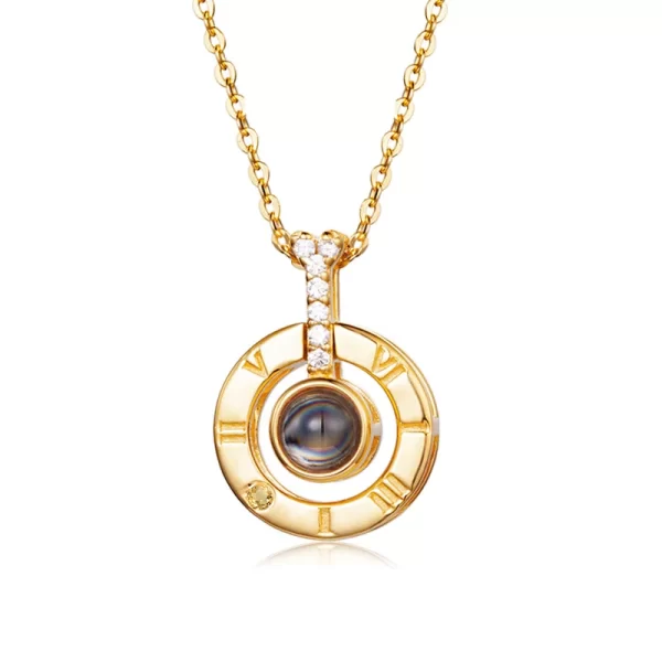 Colar de corrente feminino, SILVERCHAKRA, Eu Te Amo Projeção, Joias para Casal, 100 Idiomas, Melhores Presentes de Confissão. - Image 18