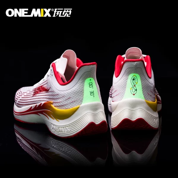 Tênis unissex, Onemix Novos, Maratona Running Shoes, Respirável Tênis Leves Lace Up Athletic Shoes Luz Confortável Suave - Image 5