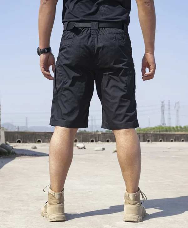 Bermuda masculina, alta qualidade, magro-ajuste estilo militar tático shorts de carga à prova dmultiágua, de treinamento multipocket, sexy, casuais. - Image 5