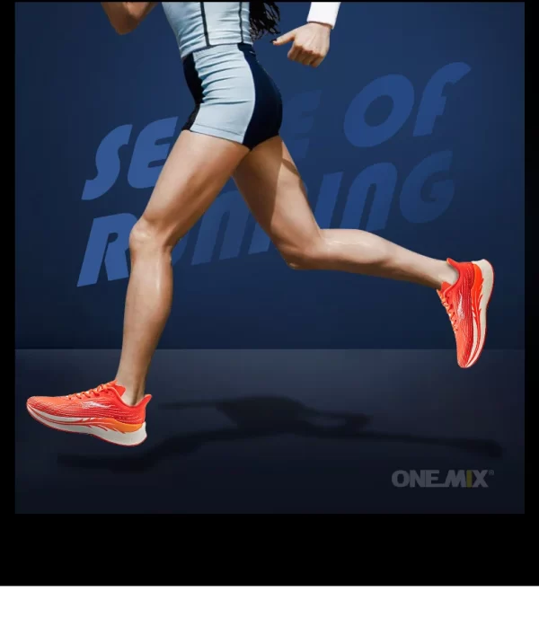 Tênis unissex, Onemix Novos, Maratona Running Shoes, Respirável Tênis Leves Lace Up Athletic Shoes Luz Confortável Suave - Image 6