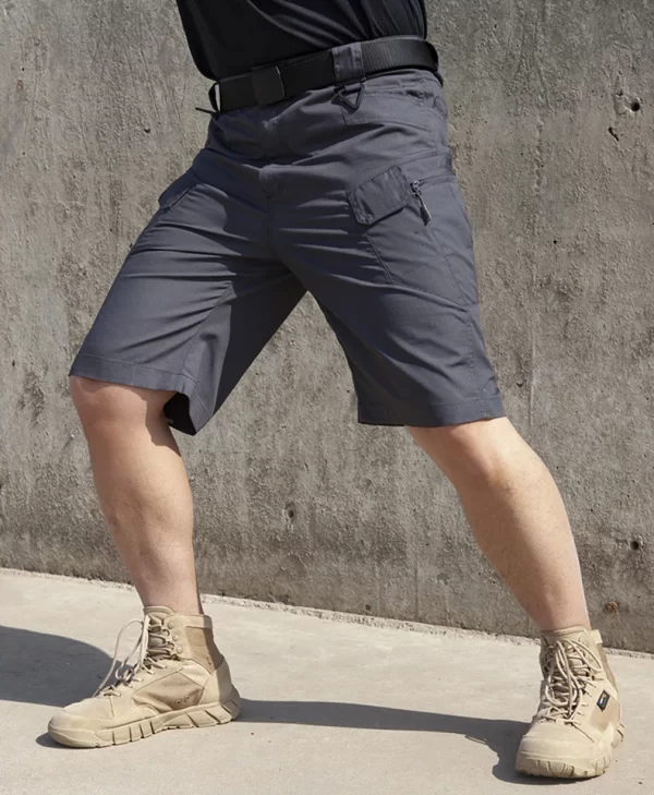 Bermuda masculina, alta qualidade, magro-ajuste estilo militar tático shorts de carga à prova dmultiágua, de treinamento multipocket, sexy, casuais. - Image 3
