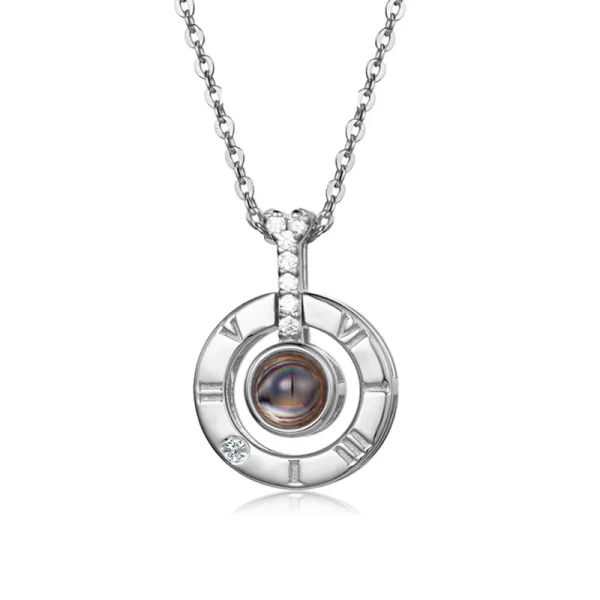 Colar de corrente feminino, SILVERCHAKRA, Eu Te Amo Projeção, Joias para Casal, 100 Idiomas, Melhores Presentes de Confissão. - Image 29