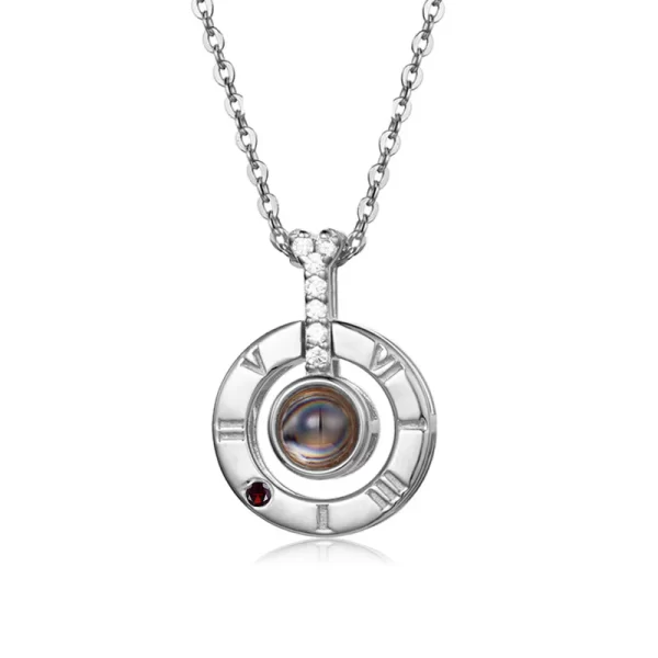 Colar de corrente feminino, SILVERCHAKRA, Eu Te Amo Projeção, Joias para Casal, 100 Idiomas, Melhores Presentes de Confissão. - Image 27