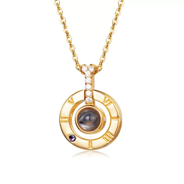Colar de corrente feminino, SILVERCHAKRA, Eu Te Amo Projeção, Joias para Casal, 100 Idiomas, Melhores Presentes de Confissão. - Image 13