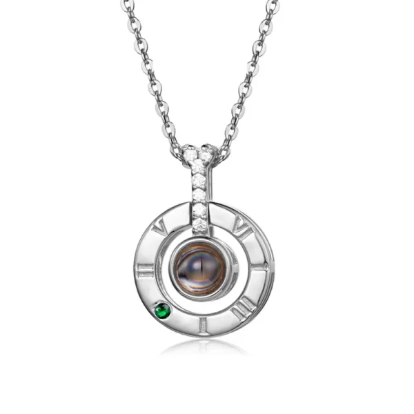 Colar de corrente feminino, SILVERCHAKRA, Eu Te Amo Projeção, Joias para Casal, 100 Idiomas, Melhores Presentes de Confissão. - Image 20