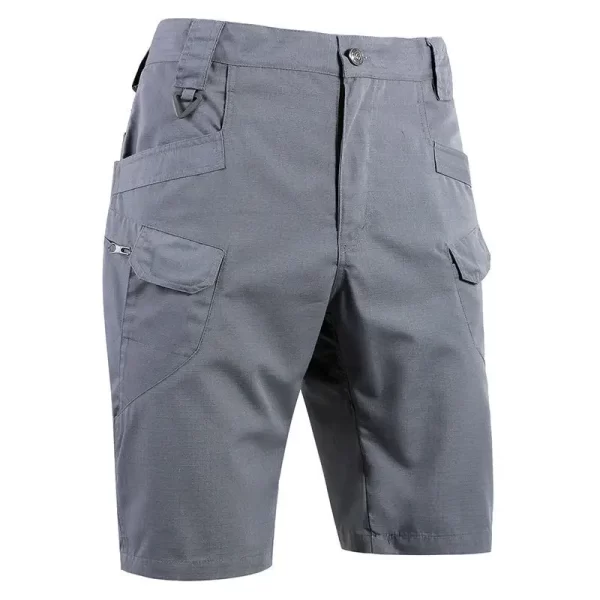 Bermuda masculina, alta qualidade, magro-ajuste estilo militar tático shorts de carga à prova dmultiágua, de treinamento multipocket, sexy, casuais. - Image 8