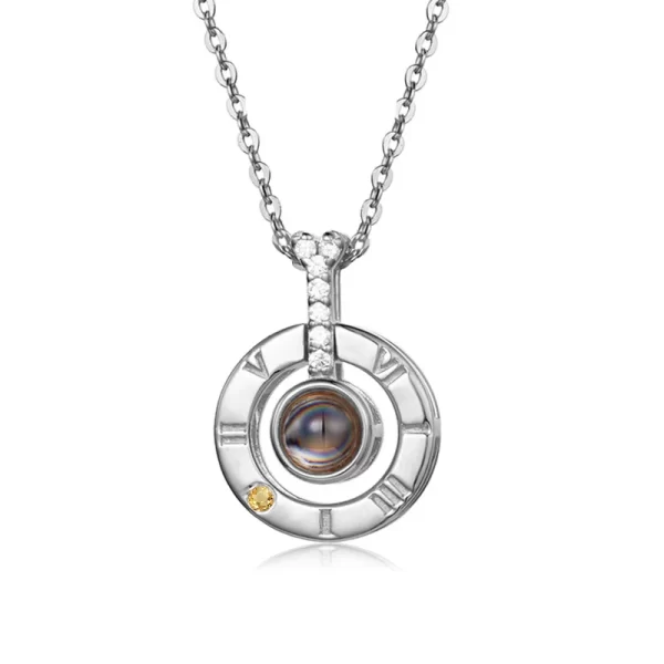 Colar de corrente feminino, SILVERCHAKRA, Eu Te Amo Projeção, Joias para Casal, 100 Idiomas, Melhores Presentes de Confissão. - Image 30