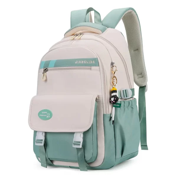 Mochila escolar alta para estudantes, mochila de grande capacidade, estilo universitário, moda, nova - Image 3