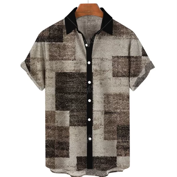 Camisas masculina,  de alta qualidade luxo hawaii dazn férias praia floral, superior melhor estilo étnico roupas. - Image 24