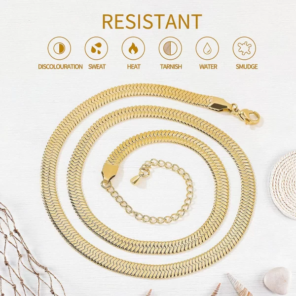 Colar/gargantilha feminino, Vonmoos 14K Banhado A Ouro Jóias New Neck Chain, Estética Snake, Acessórios Brilhantes. - Image 4