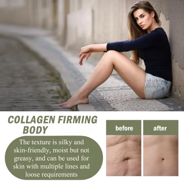 Creme emagrecedor com colágeno, produto anti-celulite, reafirmante, modelagem corporal, queima de gordura, massagem, perda rápida - Image 3