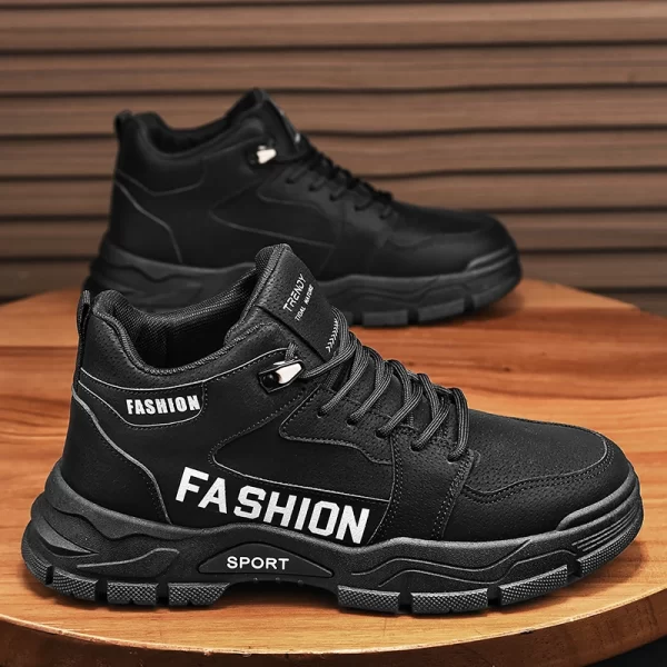 Tênis de couro masculino, CYYTL, Casual, De Caminhada, Designer De Moda De Plataforma,  Esportivos De Luxo, Botas De Tornozelo De Tênis De Trabalho Ao Ar Livre, Mocassins - Image 13