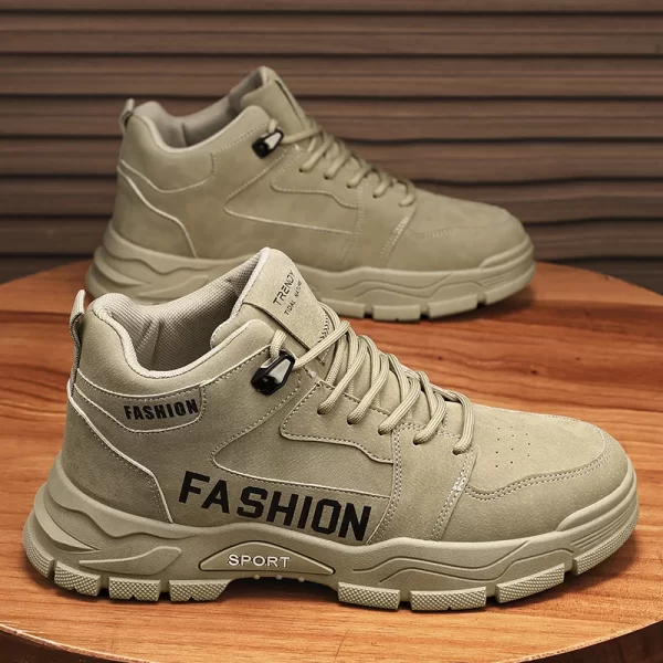 Tênis de couro masculino, CYYTL, Casual, De Caminhada, Designer De Moda De Plataforma,  Esportivos De Luxo, Botas De Tornozelo De Tênis De Trabalho Ao Ar Livre, Mocassins - Image 14