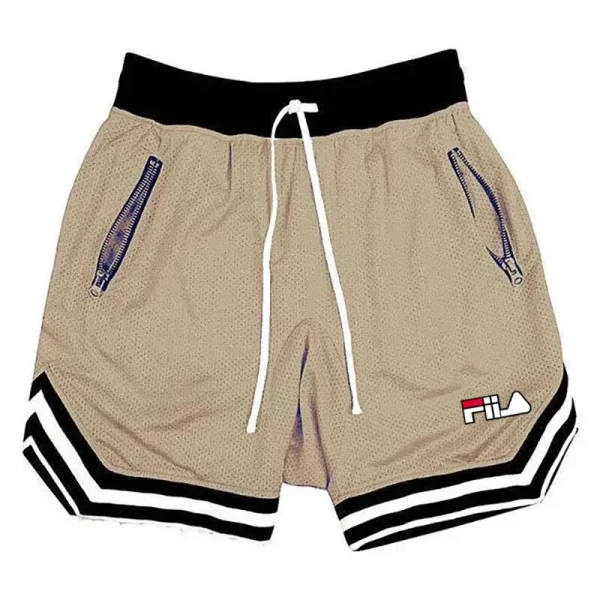 Shorts de basquete respirável masculino, calça de praia de cintura baixa, roupa sexy, marca verão - Image 8