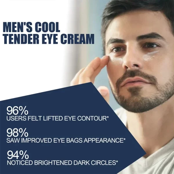 Creme Retinol Anti Rugas Eye Cream masculino, remover bolsas oculares, evitar círculos escuros, desvanecer-se Linha Fina, firme hidratante, reparar cuidados com a pele. - Image 5