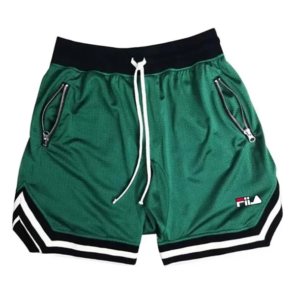 Shorts de basquete respirável masculino, calça de praia de cintura baixa, roupa sexy, marca verão - Image 5