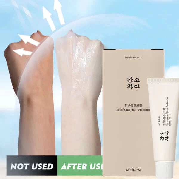 Creme clareador protetor solar para o rosto, anti uv, pele, corpo facial, hidratação, antiaderente, proteção, spf 50.
