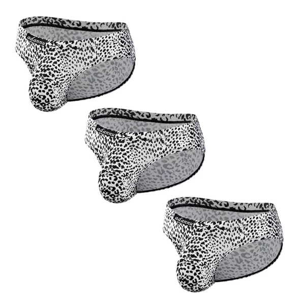Cuecas de algodão de cintura baixa, LGBTQIA+, CMENIN-Roupa Interior Sexy, Deslizamento Respirável, Jockstrap, Leopardo Sissy, Gays - Image 9