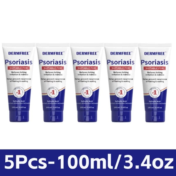 Creme Antibacteriano Psoríase, Pomada Eczema, Tratamento da Pele, Dermatite, Odor do Pé comichão, Erva-Medicina, Cuidados Psoríase, 100ml por g - Image 9