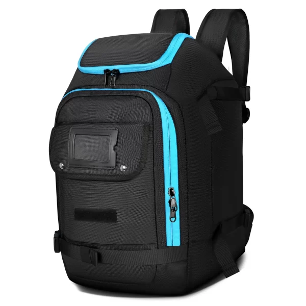 Mochila de esqui impermeável, Saco de esqui ao ar livre, Grande capacidade, Armazenamento respirável do capacete, Pendurar capacete, Saco de esqui ajustável - Image 7