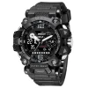 Relógio de pulso masculino, desportivo, impermeável, SMAEL, ecrã duplo, quartzo, LED, militar, digital, 50m, 8072 - Image 15