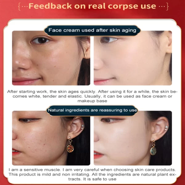 Creme rejuvenescedor, Placenta Essence Dragon's Blood Face Cream, Lift Firming, remover rugas, anti-envelhecimento, beleza, cuidados com a pele, cosméticos coreanos - Image 5