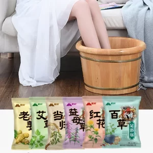 Pacote SPA, Herbal Wormwood Pé Bath Powder, Banho quente, Cuidados com o corpo, Relaxar, Anti Insomnia Detox, Cuidados de saúde, 30Pcs