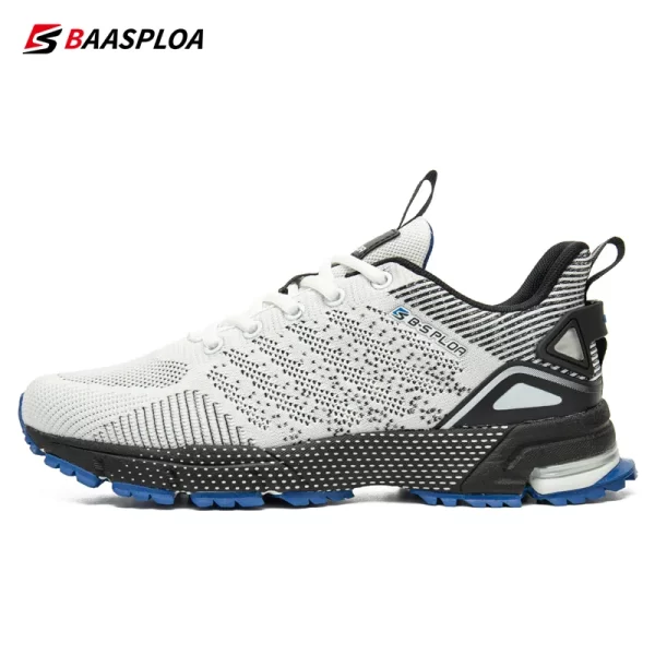 Tênis leve masculino, Baasploa Men Professional Running Shoes, de Treinamento Respirável Tênis Leve Não-Slip Track Tênis Andando Sapato Esportivo - Image 7