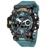 Relógio de pulso masculino, desportivo, impermeável, SMAEL, ecrã duplo, quartzo, LED, militar, digital, 50m, 8072 - Image 10