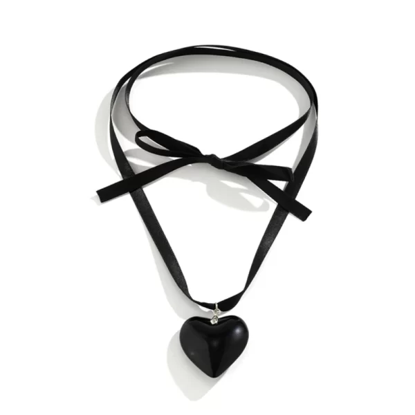Colar de vidro, moda Jóias Coração, Charm Coração Pingente Colares Clavícula Cadeia para Namorada Casal Aniversário Presente - Image 26