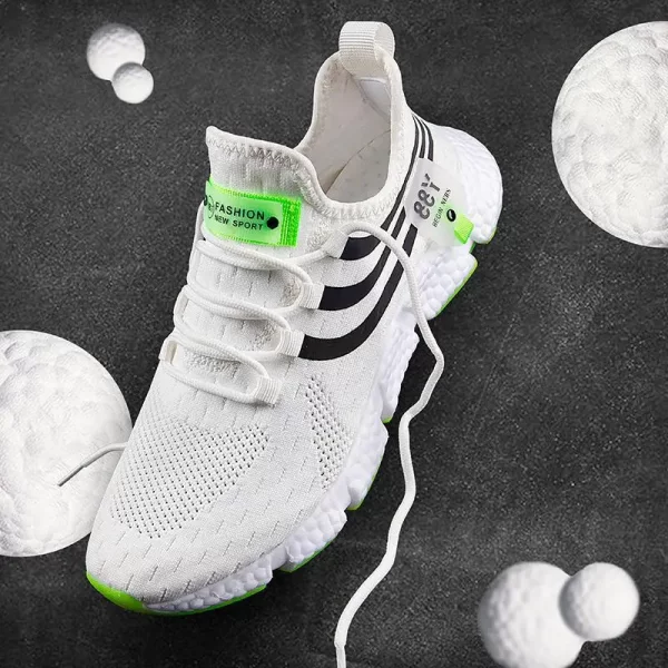Tênis masculino de corrida respirável, tênis ao ar livre, sapatos masculinos de caminhada, de tamanho grande, verão. - Image 5
