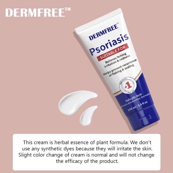 Creme Antibacteriano Psoríase, Pomada Eczema, Tratamento da Pele, Dermatite, Odor do Pé comichão, Erva-Medicina, Cuidados Psoríase, 100ml por g - Image 4
