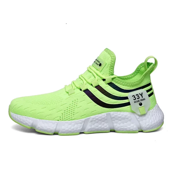 Tênis masculino de corrida respirável, tênis ao ar livre, sapatos masculinos de caminhada, de tamanho grande, verão. - Image 18