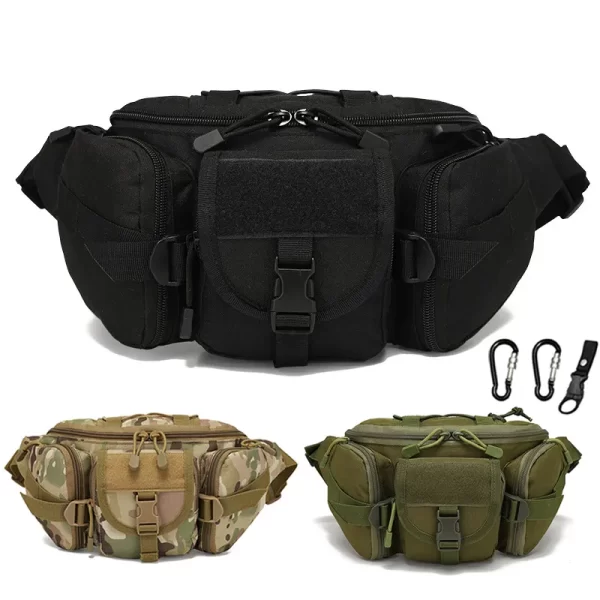 Bolsa de cintura, Pacote de cintura tática ao ar livre, mochilas militares, sacos multifuncionais, esportes, escalada, camping, pacote tático do exército, caminhadas
