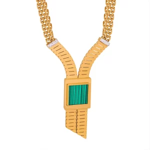 Colar de Corrente de Aço Inoxidável feminino, Concha Quadrada Branca, Pingente de Cristal, Colar Estético, Joias Luxuosas Femininas, 316L