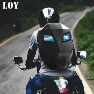 Mochila de viagem, Locomotiva led backpack display scree, de negócios portátil mochila homens ao ar livre da motocicleta ciclismo.