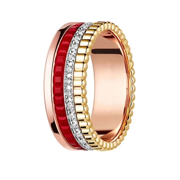 Anel giratório feminino, marca de moda, joias de luxo, presente dia dos namorados, casal. - Image 18