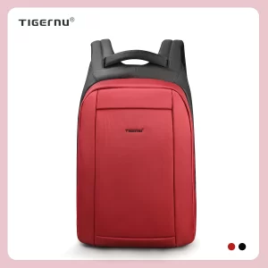 Mochila feminina impermeável, Tigernu, anti-roubo USB, bolsa para laptop, moda viagem e bolsa escolar, 15.6"