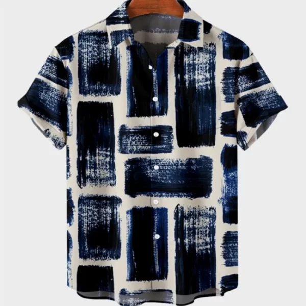 Camisas masculina,  de alta qualidade luxo hawaii dazn férias praia floral, superior melhor estilo étnico roupas. - Image 27