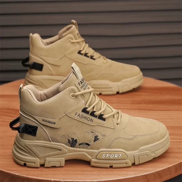 Tênis de couro masculino, CYYTL, Casual, De Caminhada, Designer De Moda De Plataforma,  Esportivos De Luxo, Botas De Tornozelo De Tênis De Trabalho Ao Ar Livre, Mocassins - Image 22