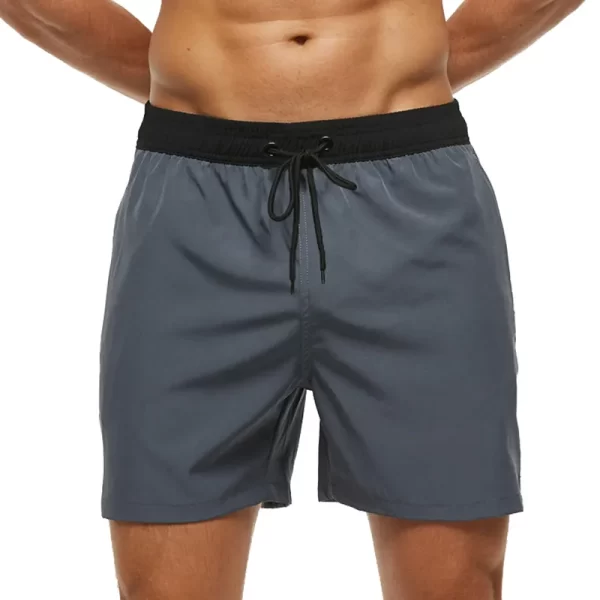 Shorts de praia masculino, Escatch Brand Men's Stretch Swim Trunks Quick Dry Beach Shorts With Zipper Pockets and Mesh Lining - Image 10